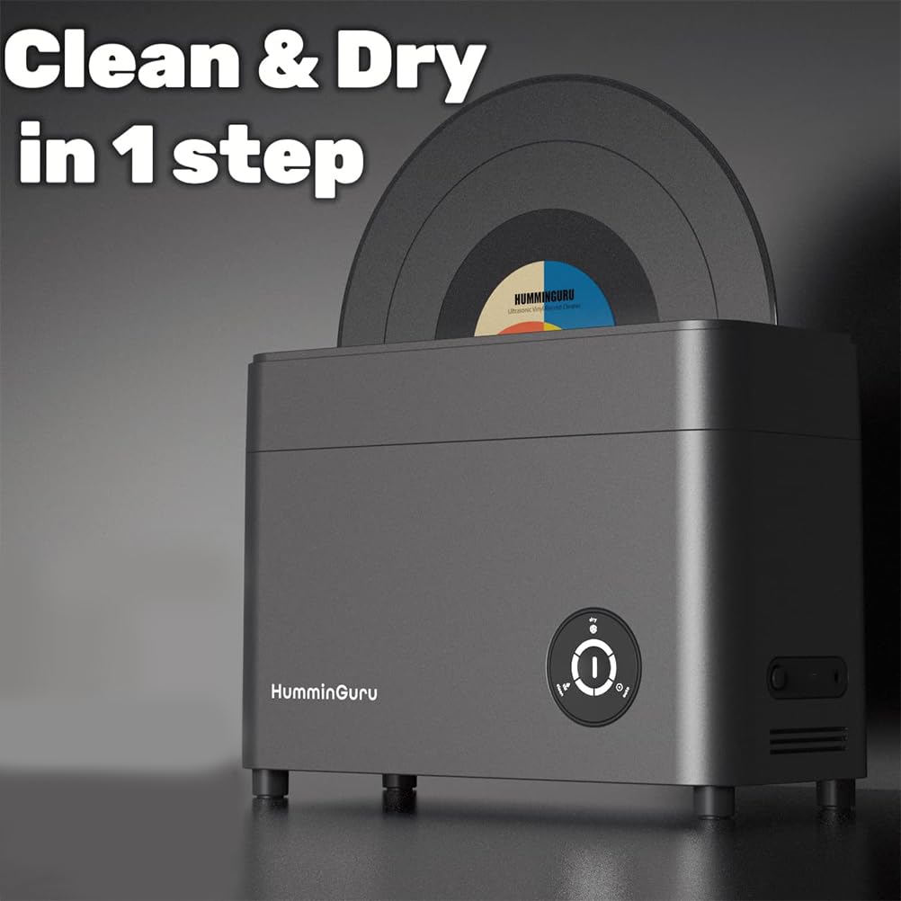 Amazon.co.jp: 汎用超音波ビニールレコード洗浄機、自動乾燥機能付き